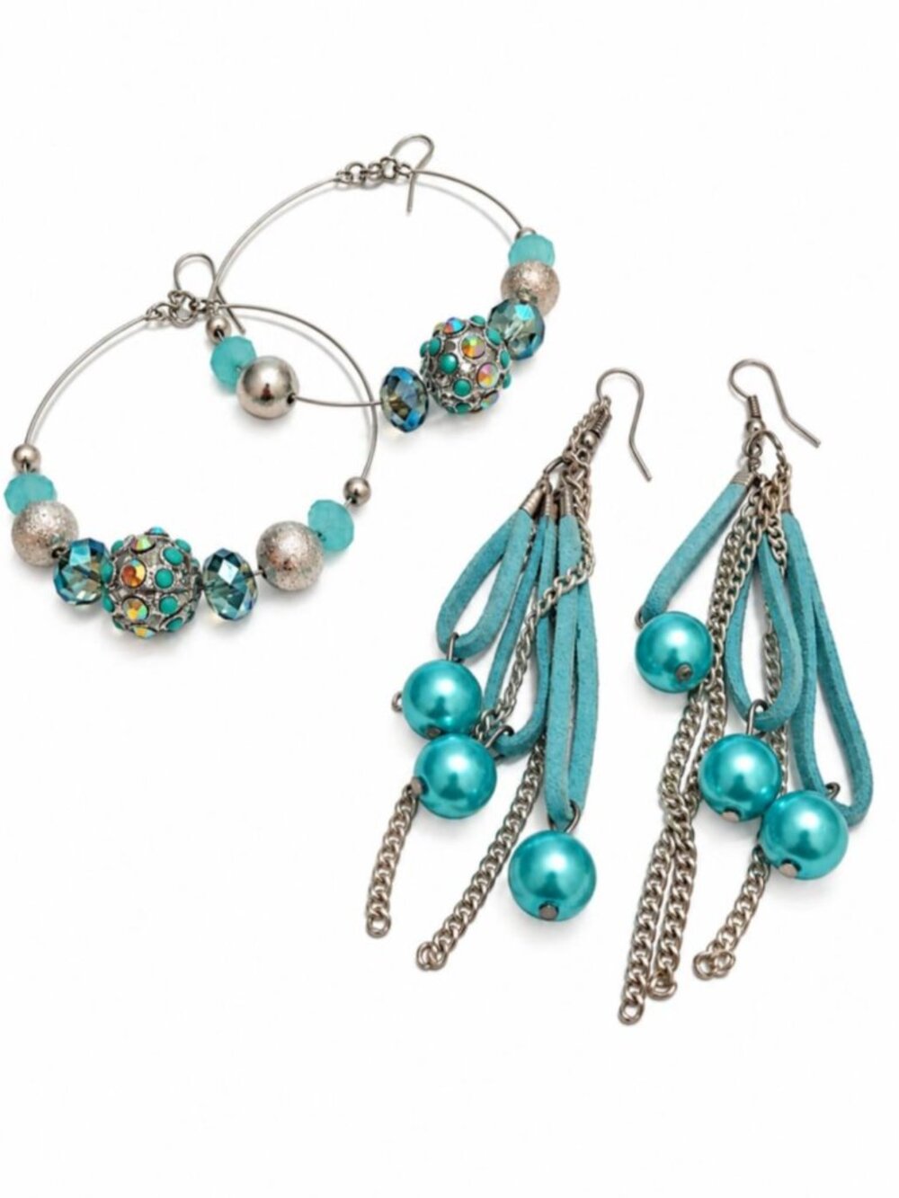 Light Blue Earring Bundle – Soft Pastel Jewelry Collection